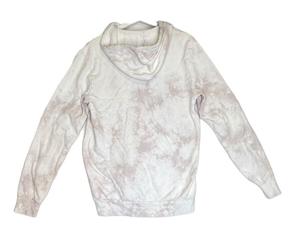 PacSun White Tan Tie Dye VNeck Cut Out Light Tan Lightweight Pullover S